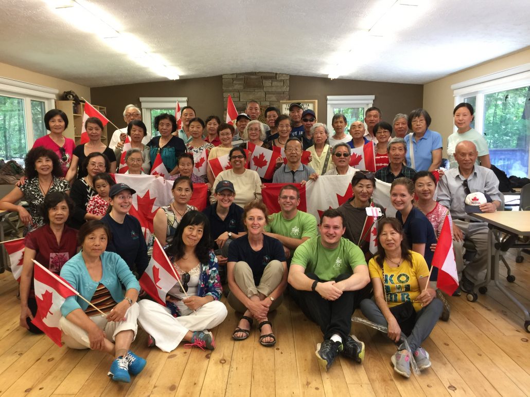 Health and Wellness Program participants during Canada 150 celebrations